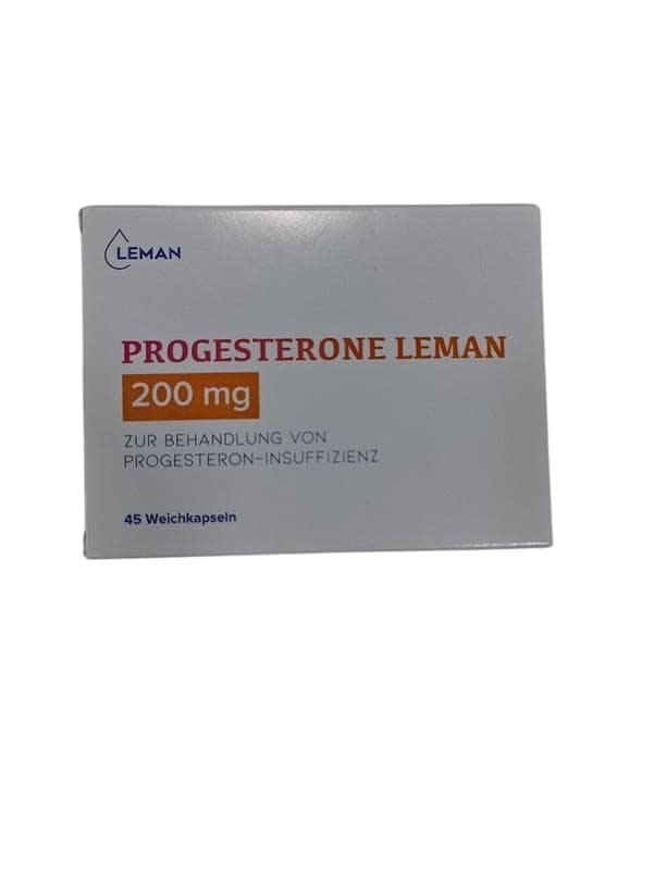 Progesterone LEMAN 200 mg, capsules molles