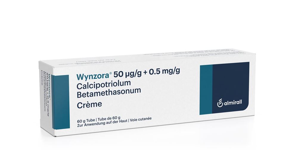 Wynzora 50 μg/g + 0.5 mg/g, Crème