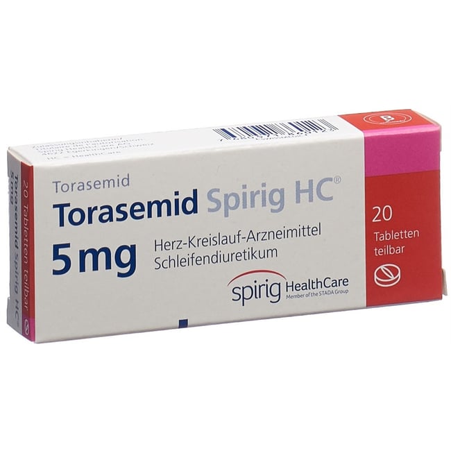 Torasemid Spirig HC 2.5 mg, Tabletten