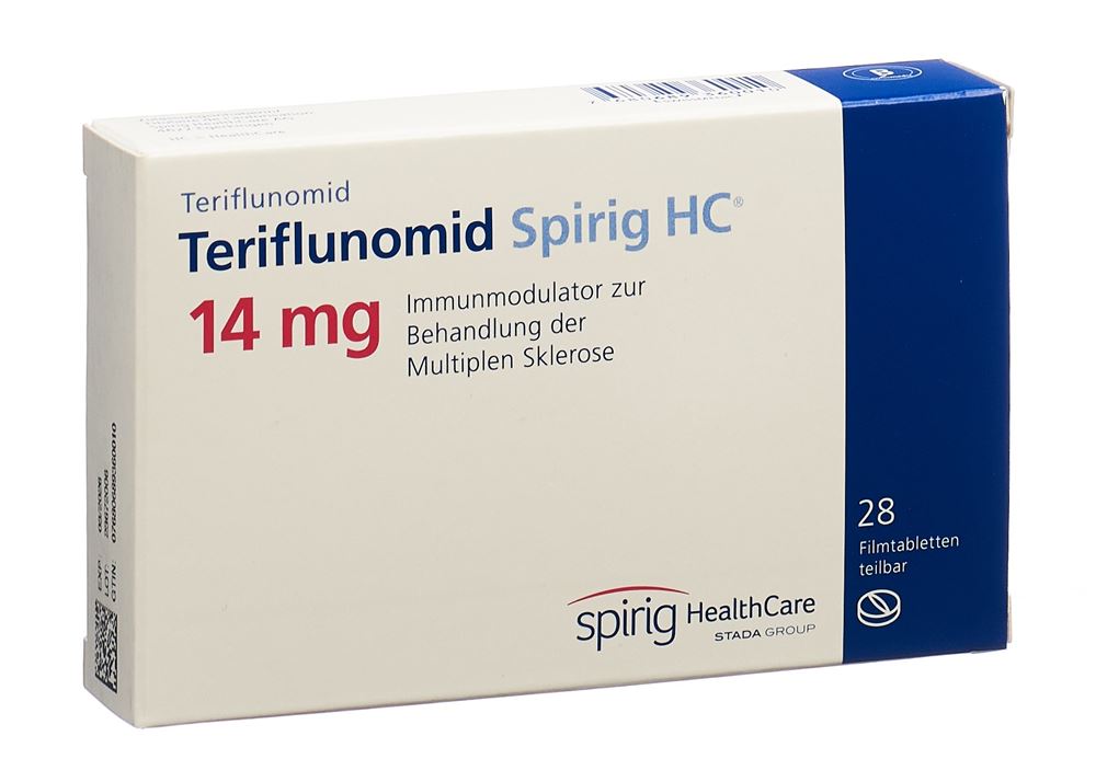TERIFLUNOMIDE Spirig HC cpr pell 14 mg 28 pce