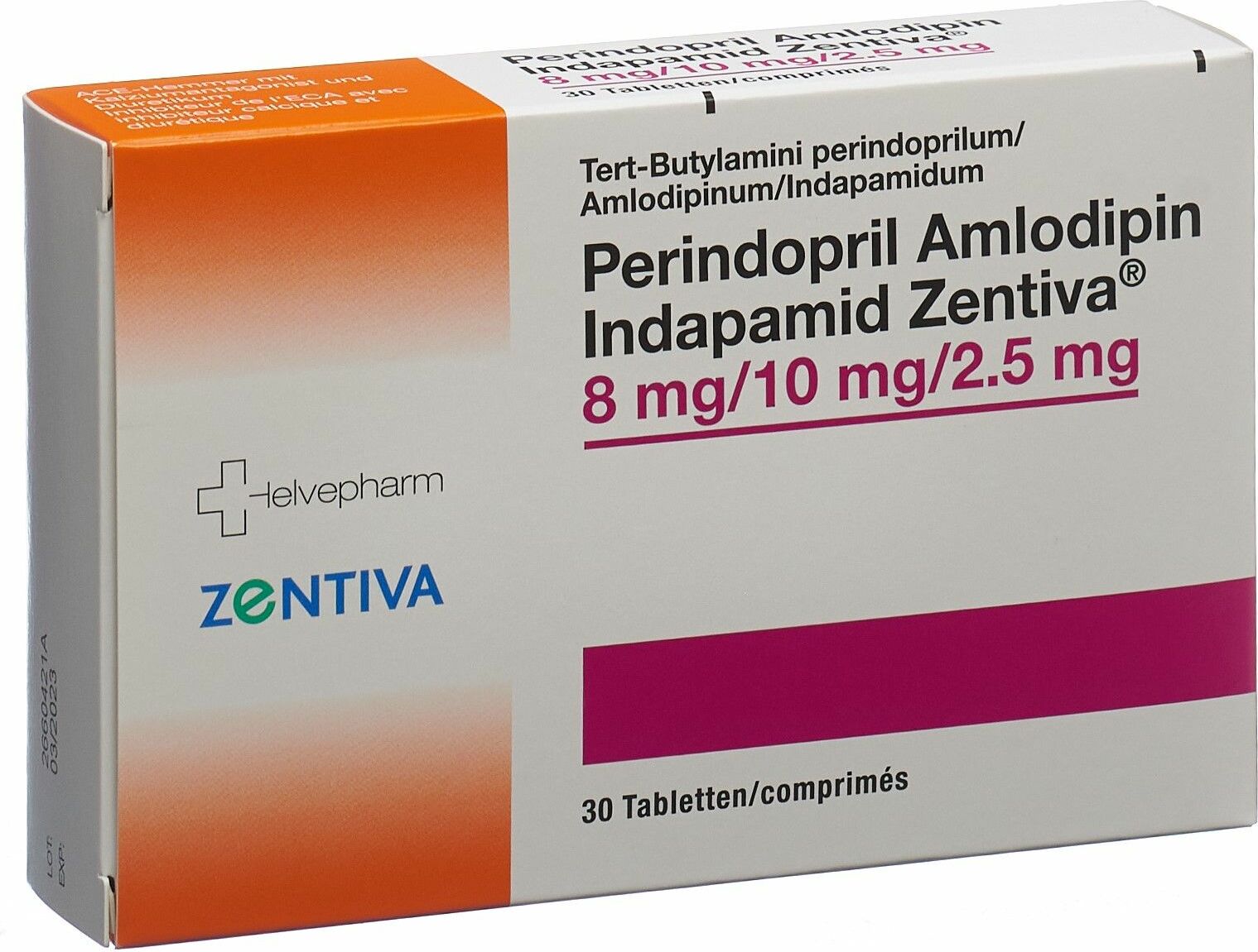 PERINDO AMLO INDAP Mepha 5/10/1.25mg 30 pce