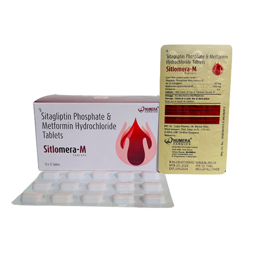 Sitagliptin Metformin NOBEL 50 mg/500 mg, Filmtabletten