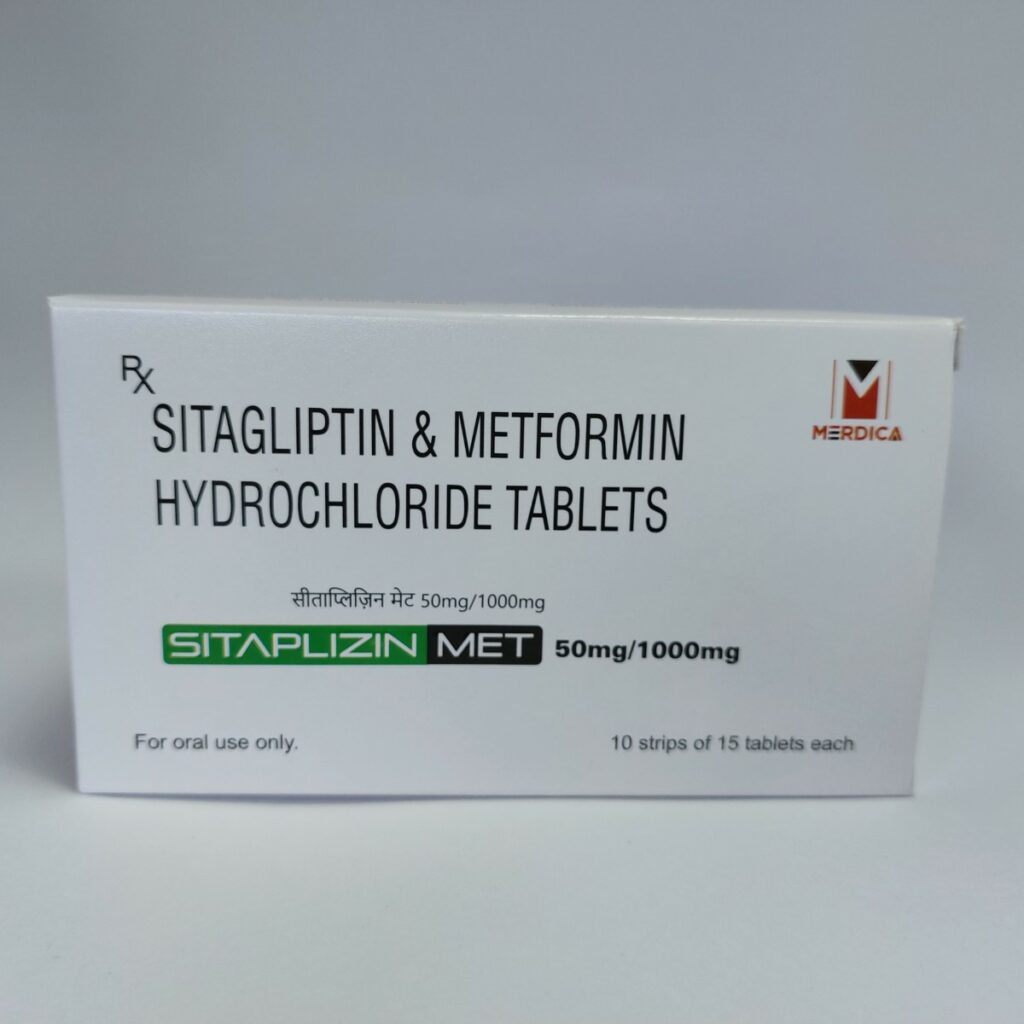 Sitagliptin Metformin NOBEL 50 mg/500 mg, Filmtabletten