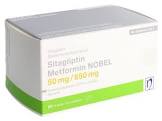 Sitagliptin Metformin NOBEL 50 mg/850 mg, Filmtabletten