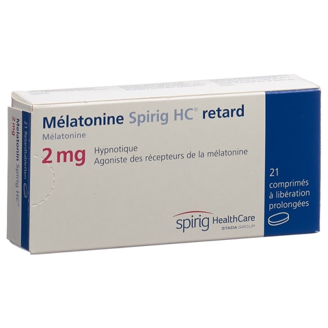 Melatonin Spirig HC retard 2 mg, Retardtabletten