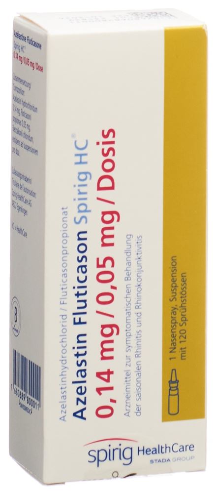 Azelastin Fluticason Spirig HC Nasenspray, Suspension