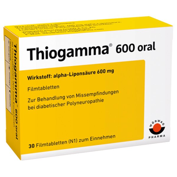 Thiogamma 600 mg/ 50 ml, Infusionslösung