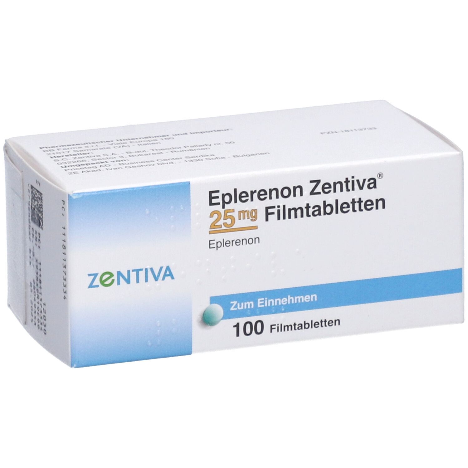ZentiSita 25 mg, Filmtabletten