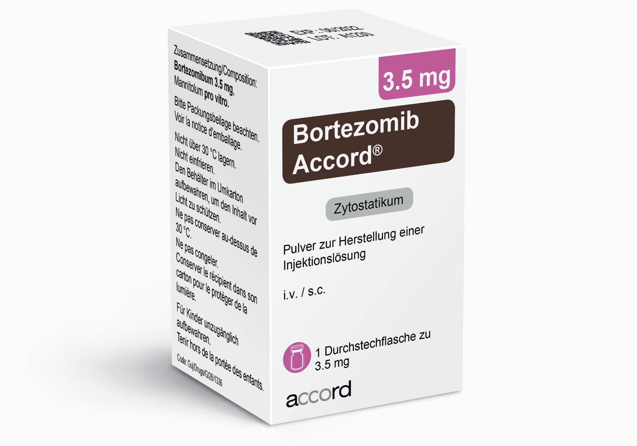 Bortezomib Ideogen 3.5 mg, Pulver zur Herstellung einer Injektionslösung