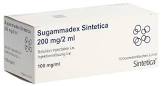 Sugammadex-Mepha 200 mg/2 ml, Injektionslösung
