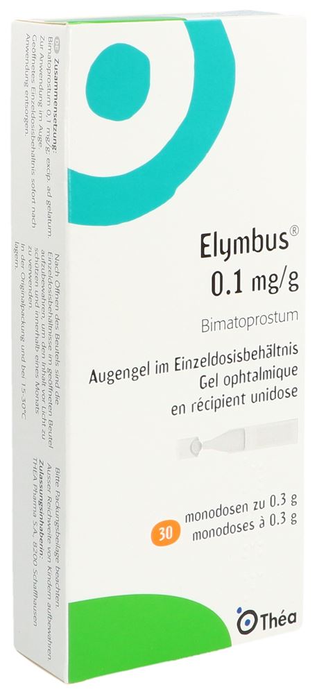 Elymbus 0.1 mg/g, gel ophtalmique