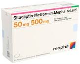 SITAGLIPTIN Metform Mepha retard 50/500mg 160 pce