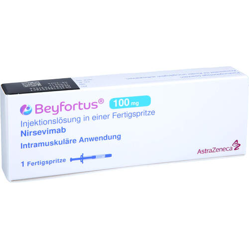 Beyfortus 100 mg/1 ml, solution injectable en seringue préremplie