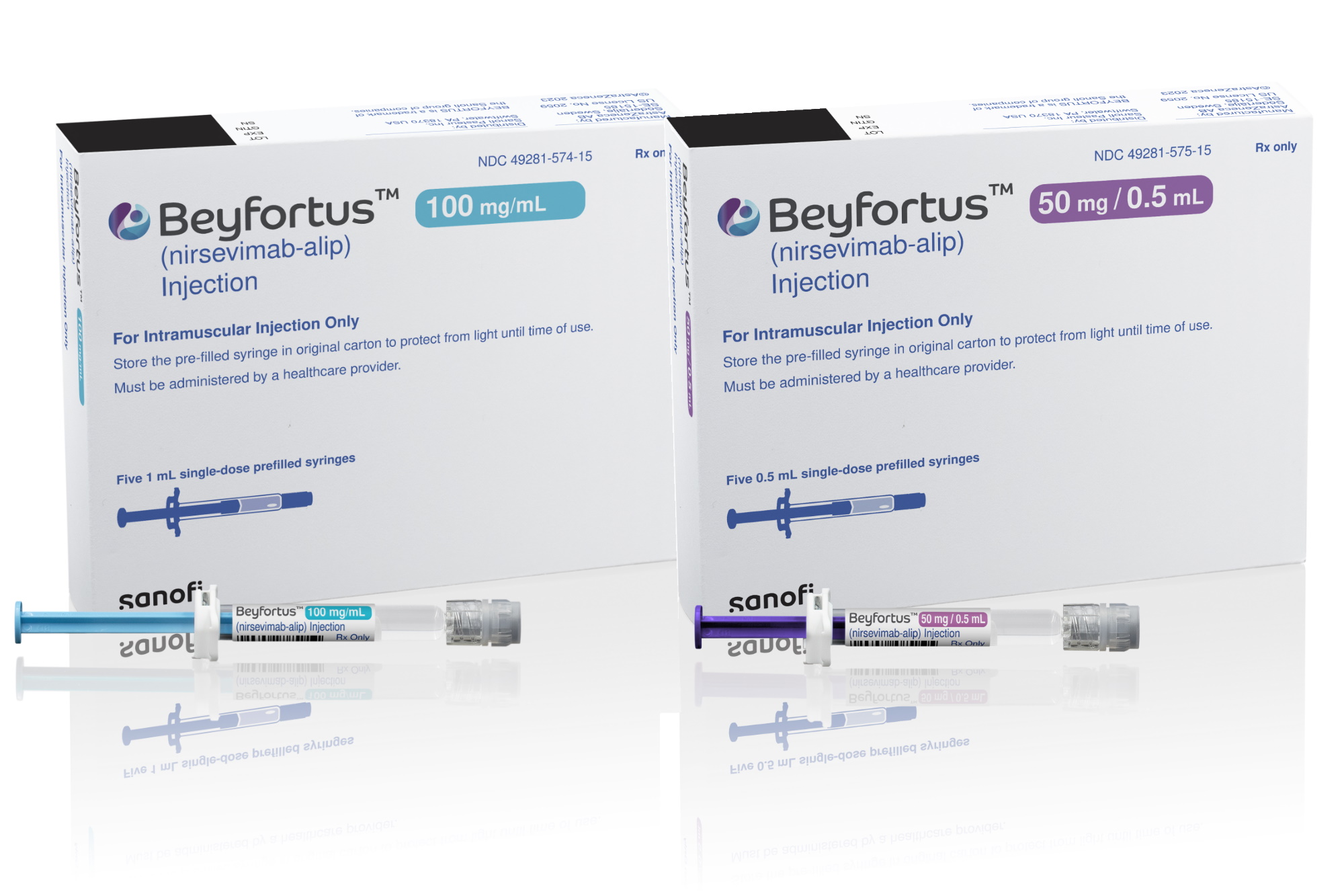 Beyfortus 100 mg/1 ml, solution injectable en seringue préremplie