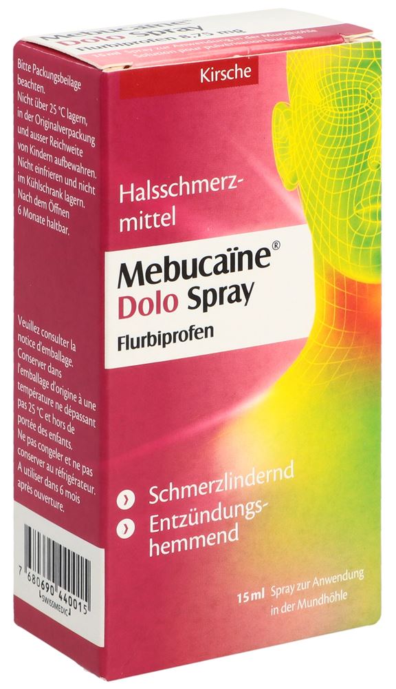 Mebucaïne Dolo Spray 8.75 mg, Spray zur Anwendung in der Mundhöhle
