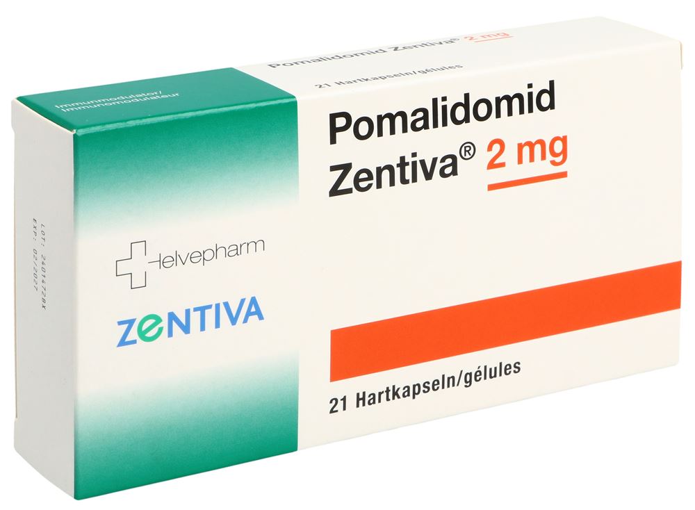 Pomalidomid Zentiva 2 mg, Hartkapseln
