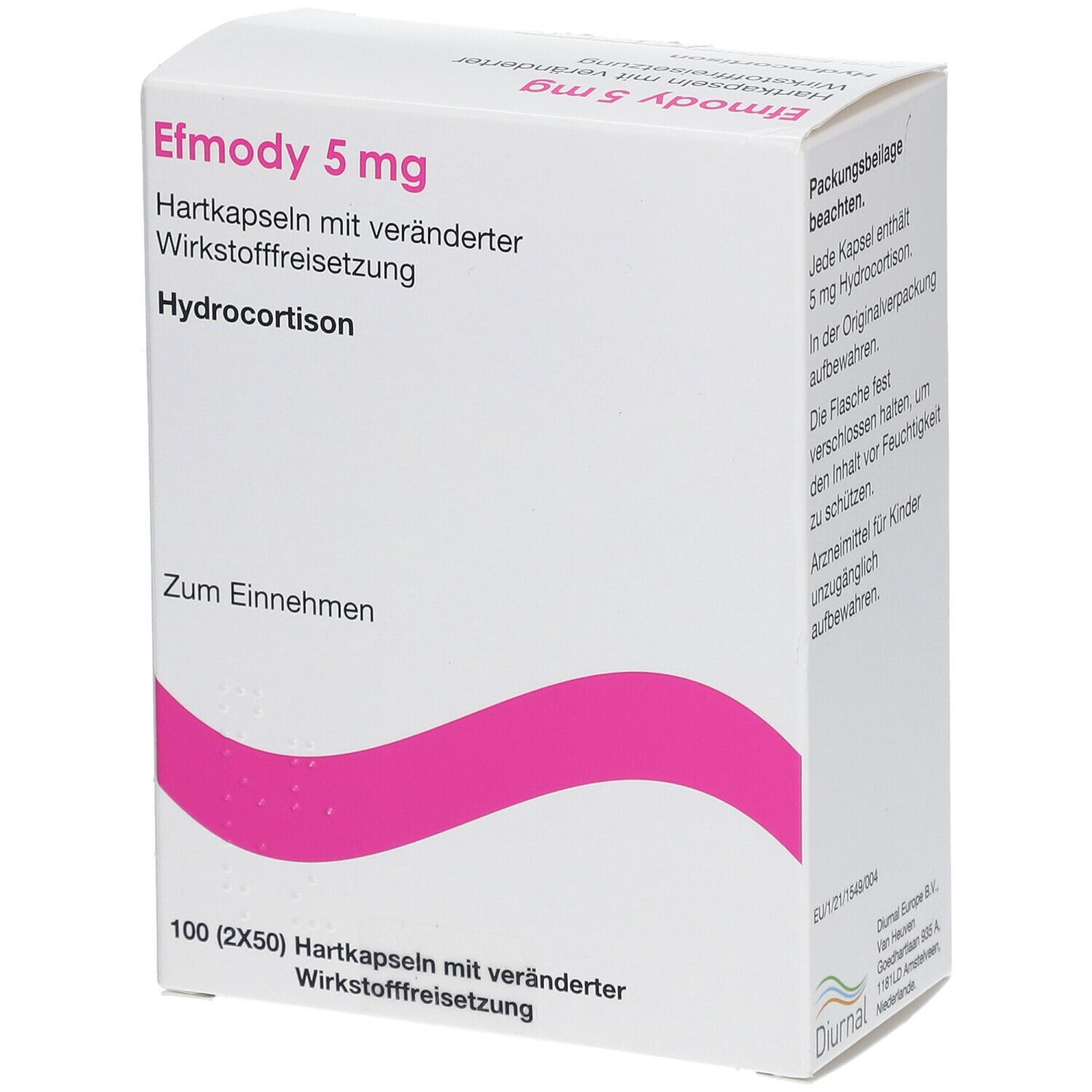 Efmody 5 mg, Hartkapseln mit veränderter Wirkstofffreisetzung