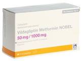 VILDAGLIPTIN Metformin NOBEL 50/1000 mg 180 pce