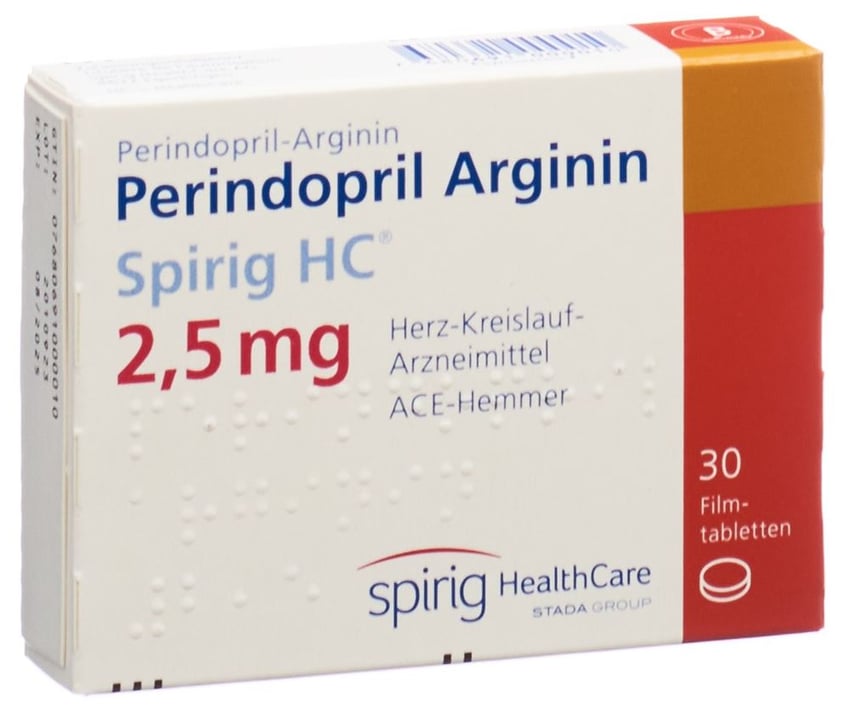 PERINDOPRIL ARGININE Spirig HC 5 mg 30 pce