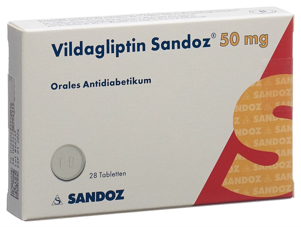 VILDAGLIPTINE Sandoz cpr 50 mg 28 pce