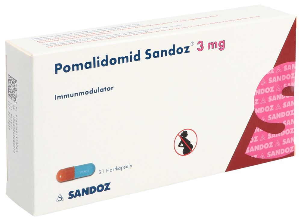 POMALIDOMIDE Sandoz caps 2 mg 21 pce