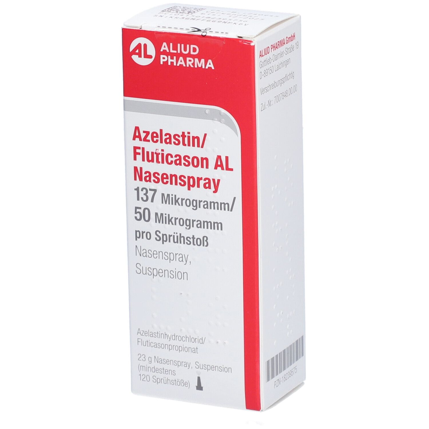Azelastin/Fluticason Viatris Nasenspray, Suspension