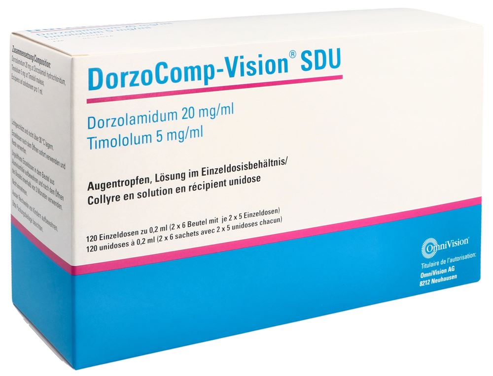 DorzoComp-Vision SDU 20 mg/ml + 5mg/ml, Augentropfen
