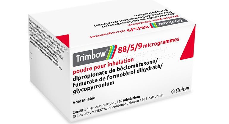 Trimbow 88/5/9, poudre pour inhalation