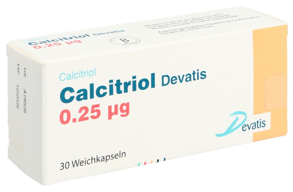 Calcitriol Devatis 0,25 μg, Weichkapseln