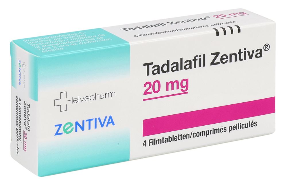TADALAFIL Zentiva cpr pell 20 mg 4 pce