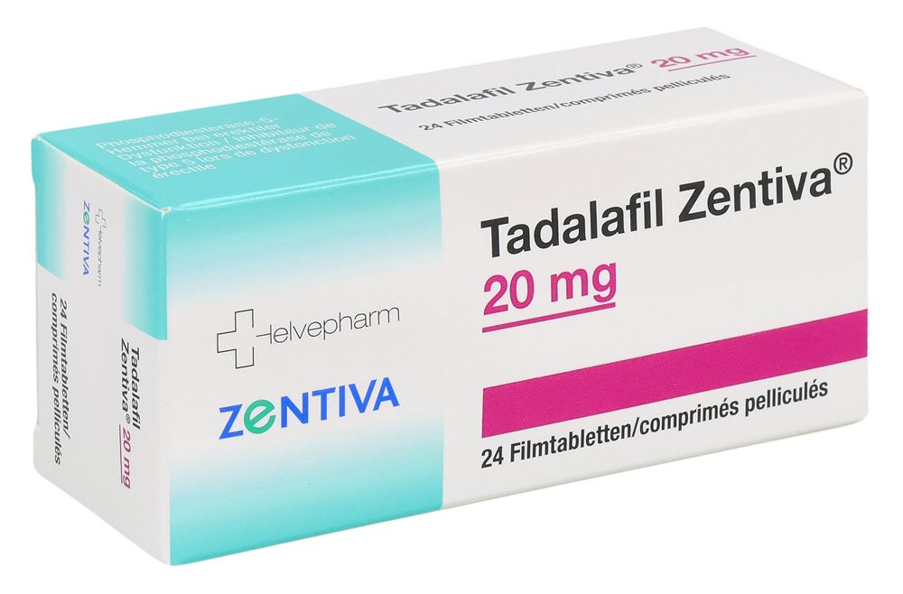 TADALAFIL Zentiva cpr pell 20 mg 24 pce