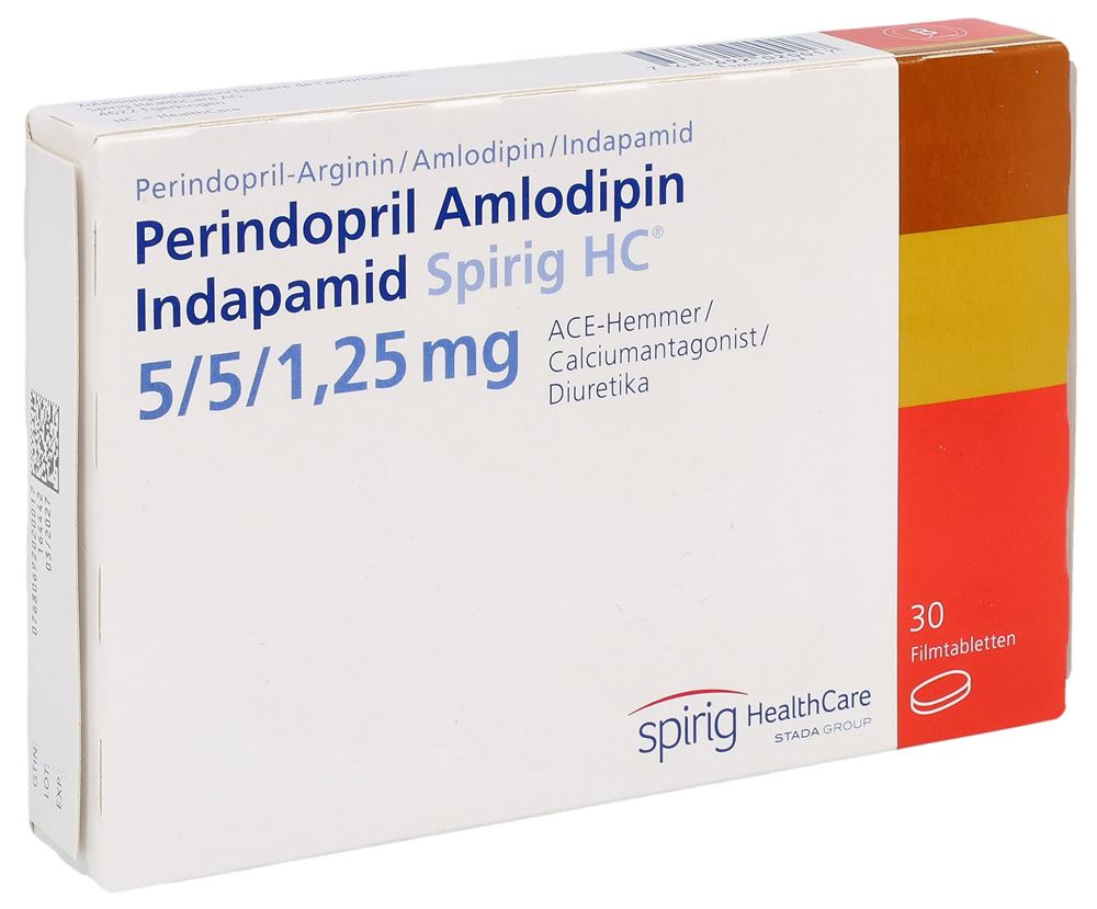 PERINDO AMLO INDAP Spirig HC 5/5/1.25mg 30 pce