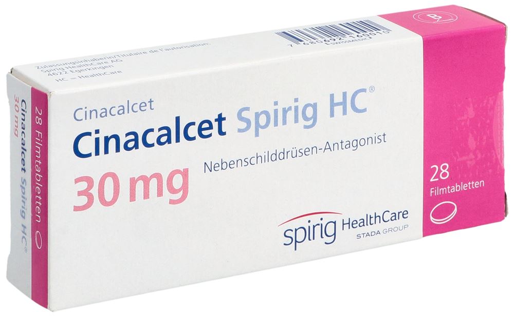 Cinacalcet Spirig HC 30 mg, Filmtabletten