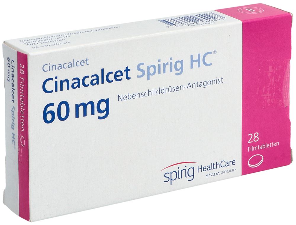 Cinacalcet Spirig HC 60 mg, Filmtabletten