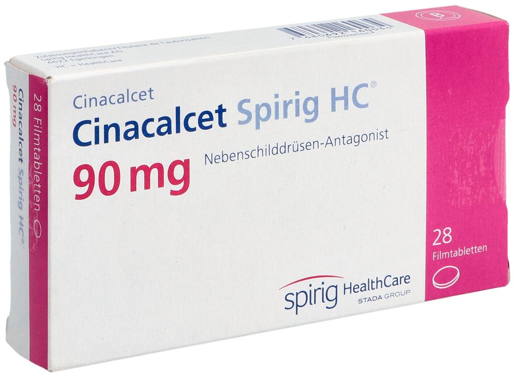Cinacalcet Spirig HC 90 mg, Filmtabletten