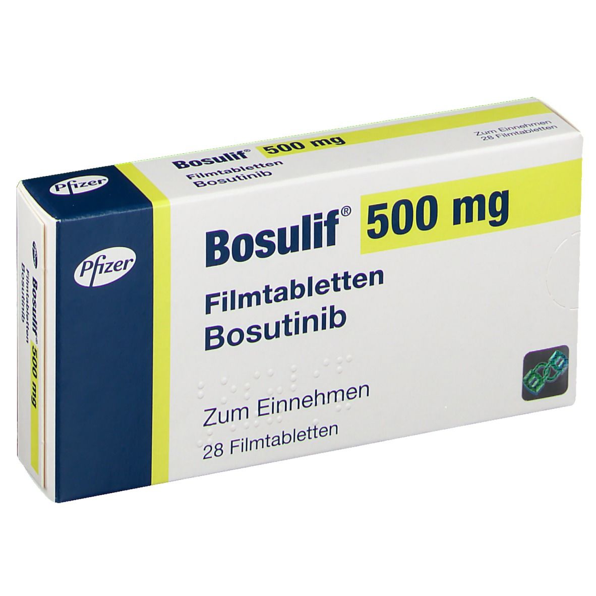 Bosutinib-Teva 500 mg, Filmtabletten