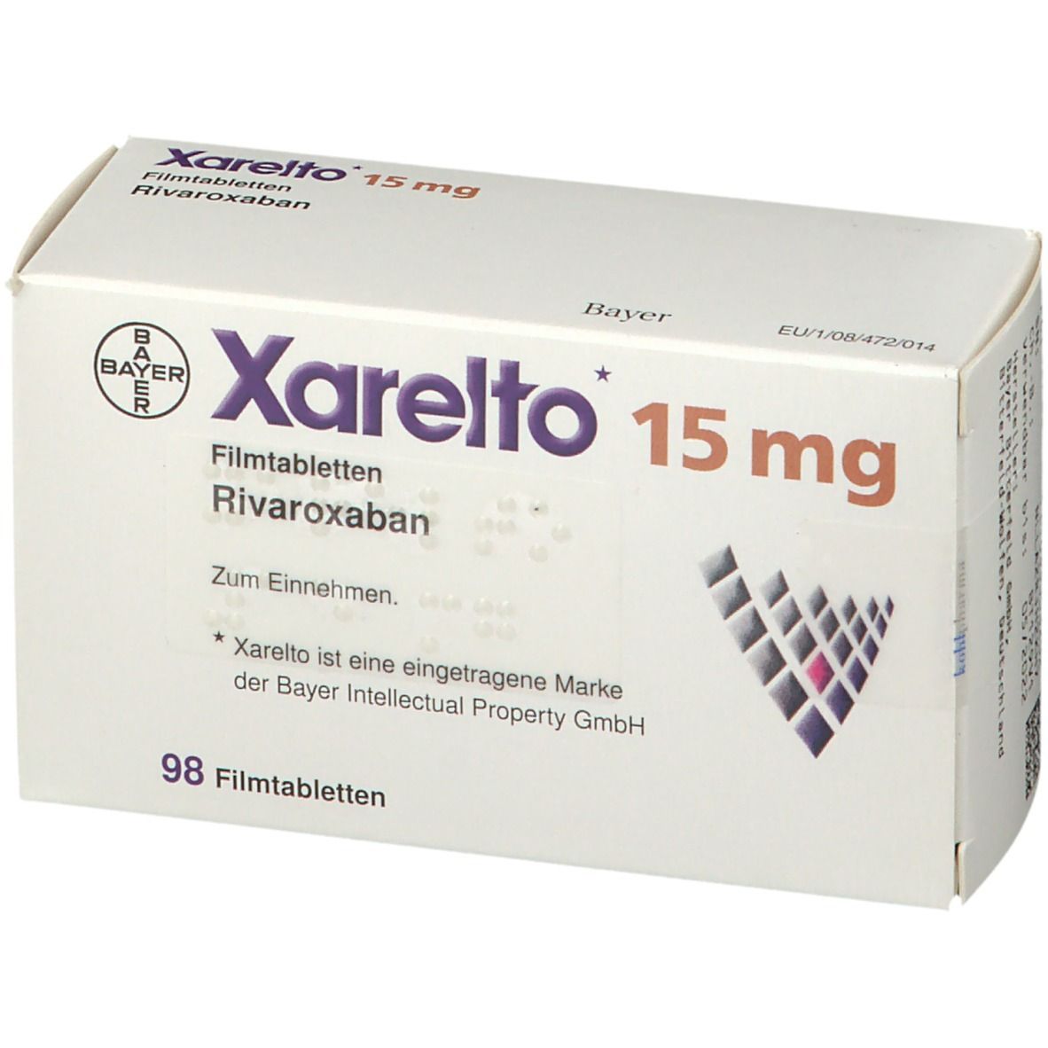 Rivaroxaban Bayer 15 mg, Filmtabletten