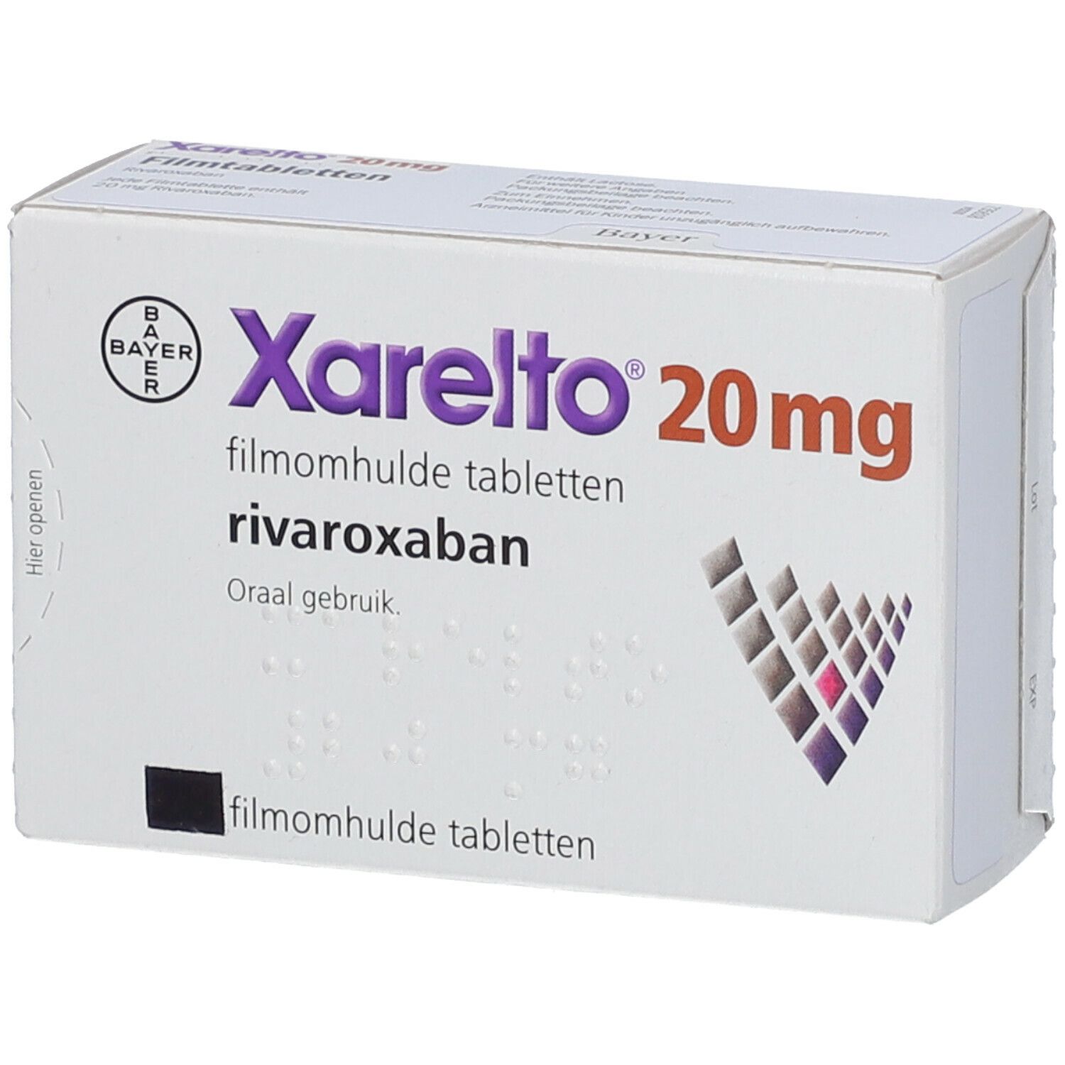 Rivaroxaban Bayer 20 mg, Filmtabletten