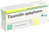 TIZANIDINE axapharm cpr 4 mg 30 pce