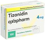 TIZANIDINE axapharm cpr 4 mg 100 pce