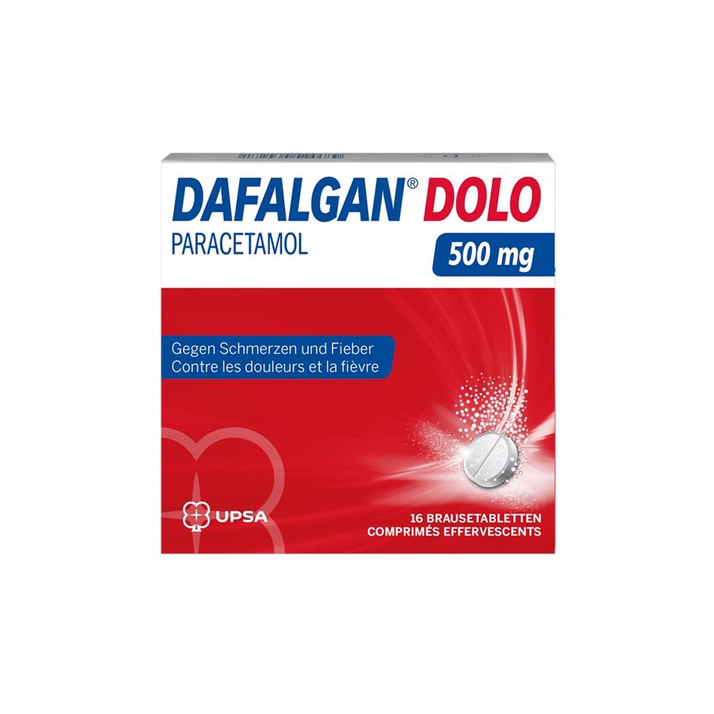 Dafalgan DOLO 500 mg, Brausetabletten