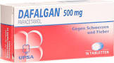 Dafalgan 500 mg, Tabletten