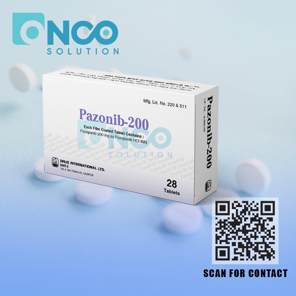 Pazopanib Spirig HC 200 mg, Filmtabletten