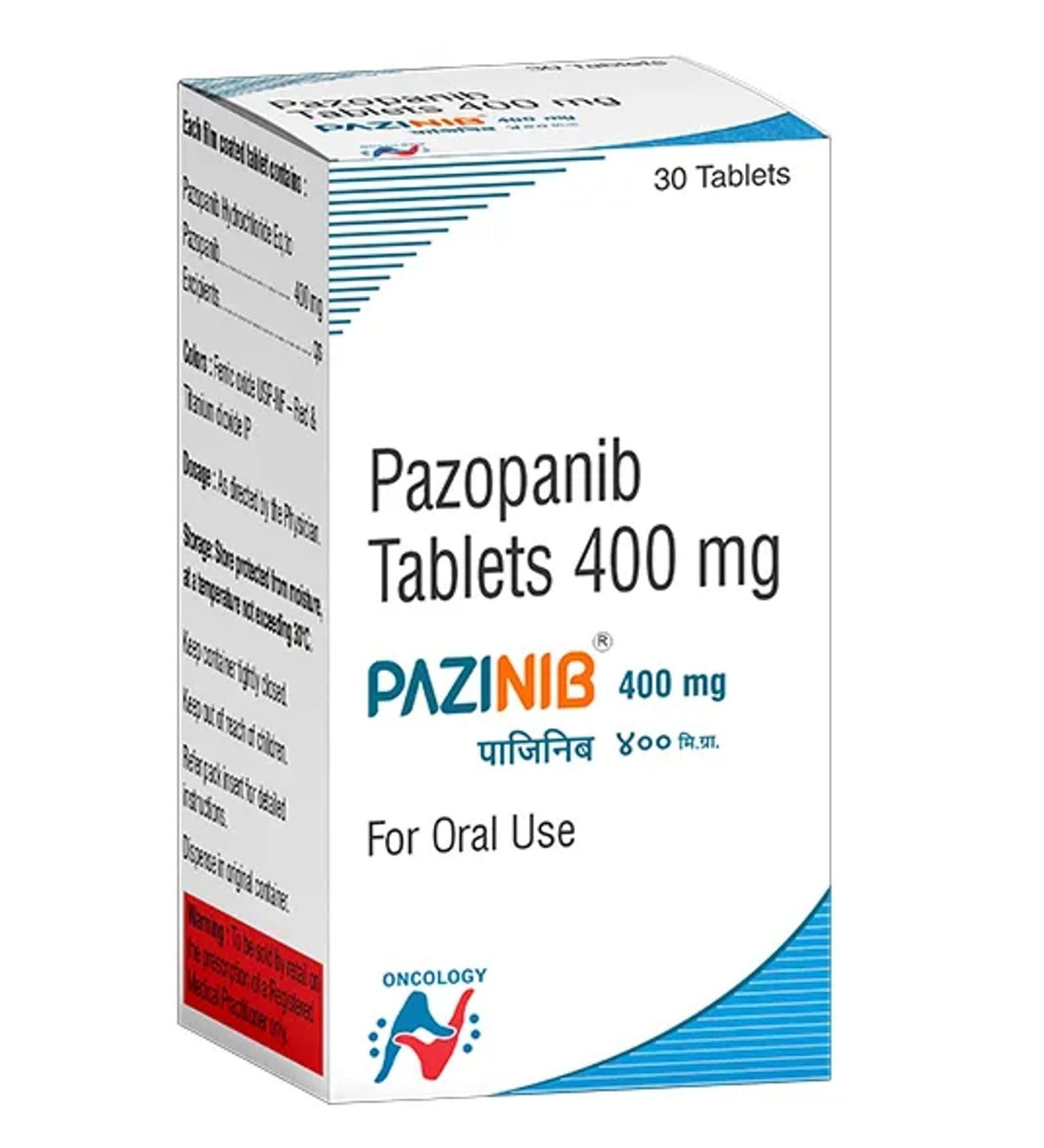 Pazopanib Spirig HC 400 mg, Filmtabletten