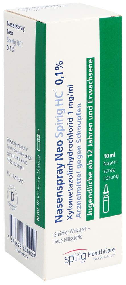 Nasenspray Neo Spirig HC 0.1 %, Nasenspray