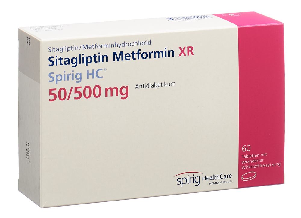 VILDAGLIPTIN Metformin Spirig HC 50/850mg 60 pce