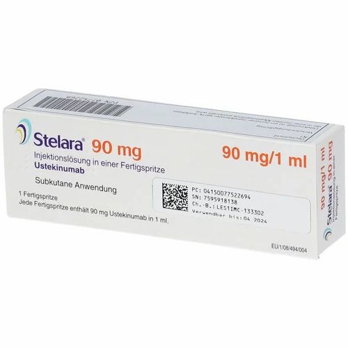 Ustekinumab Spirig HC 90 mg / 1 ml, Injektionslösung in einer Fertigspritze