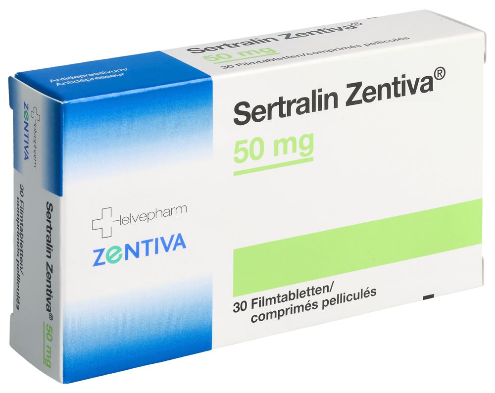 Sertralin Zentiva 50 mg, Filmtabletten
