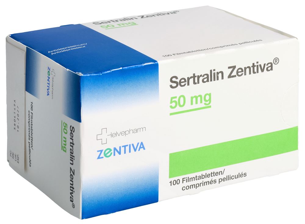 Sertralin Zentiva 50 mg, Filmtabletten