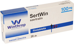 Sertralin Zentiva 100 mg, Filmtabletten